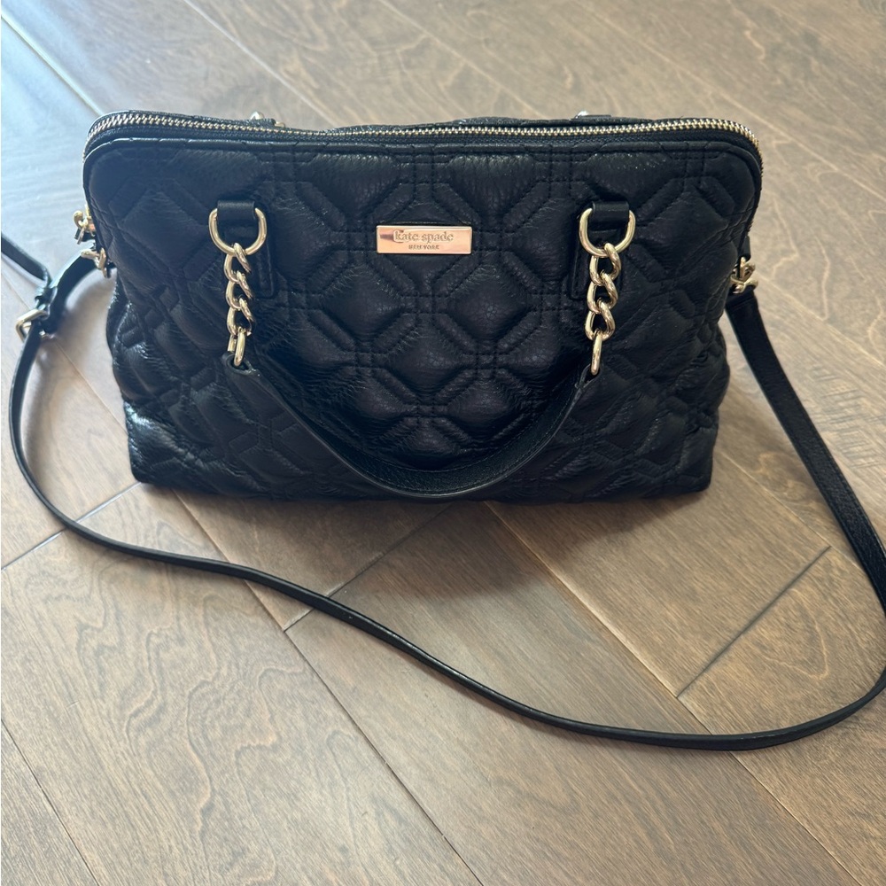 Kate Spade Black Quilted Women's Bag